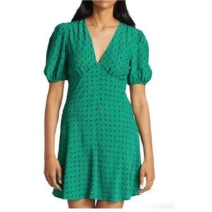 Staud Mila Minidress in Calico